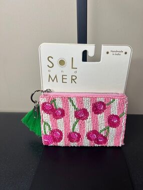 Sol and Mer  | Beaded Cherry Wallet 🍒